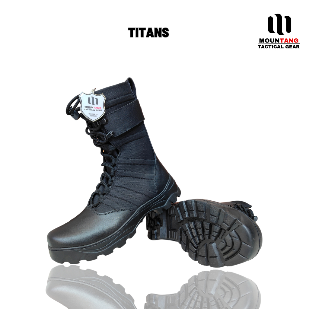 sepatu pdl ninja titans original terbaru jatah tni polri tahan air model Titan Raptor Mountang Tacti