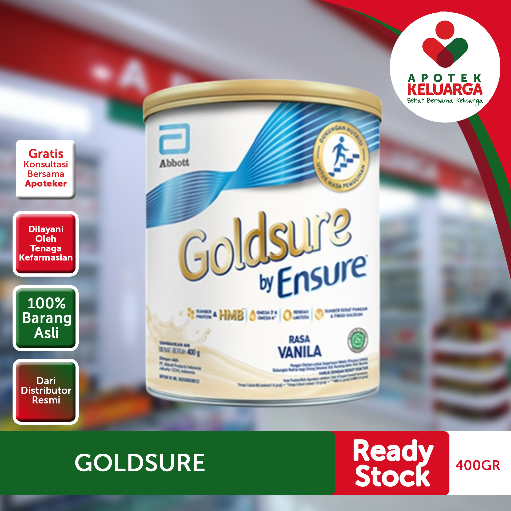 

GOLDSURE BY ENSURE 400 GRAM RASA VANILLA