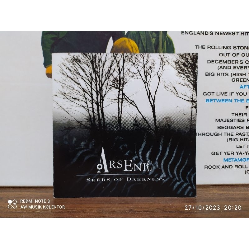 Audio CD Import : ARSENIC - SEEDS OF DARKNESS.