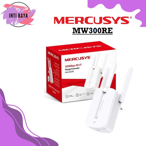 Mercusys MW300RE Extender Murah 300Mbps MW 300RE - White