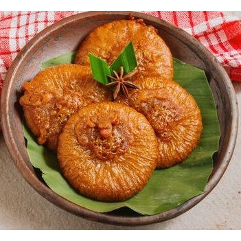 

Jajanan Pasar Kue Basah Cucur Gula Merah Cucur Pandan - Isi 4 Biji