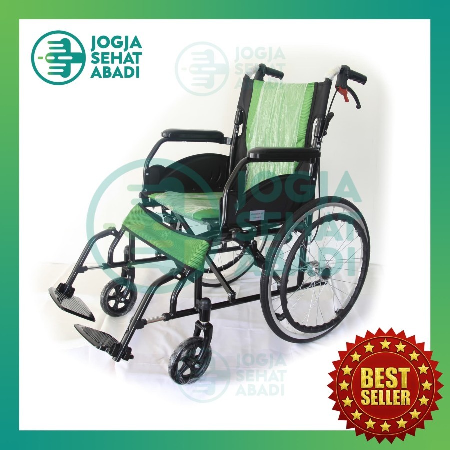 KURSI RODA TRAVELLING HIJAU Kursi Roda Standar RS SELLACO