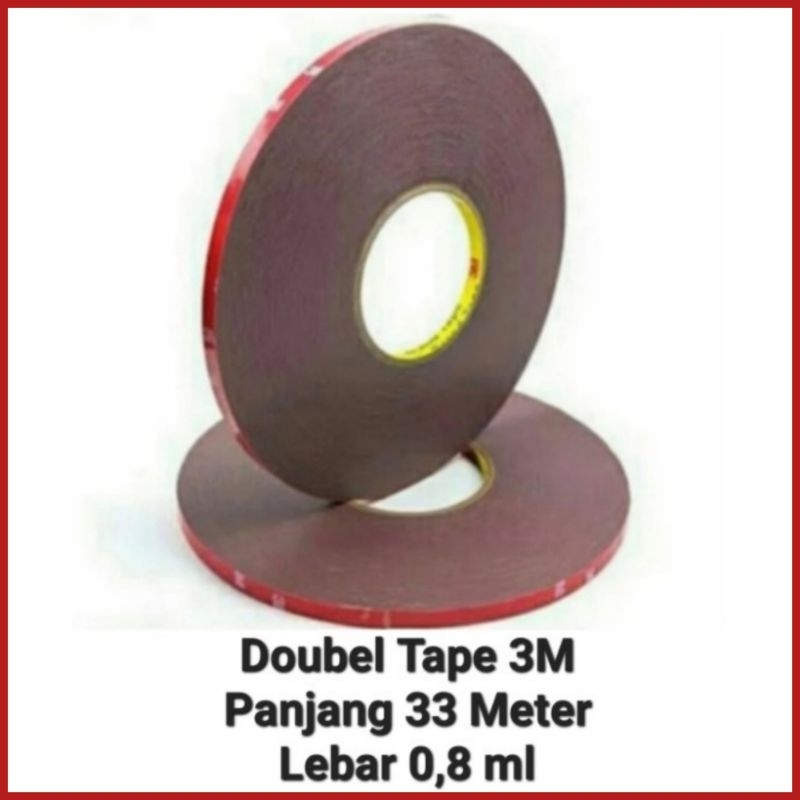 

Lem Bolak Balik Doubel Tape 33M Meter