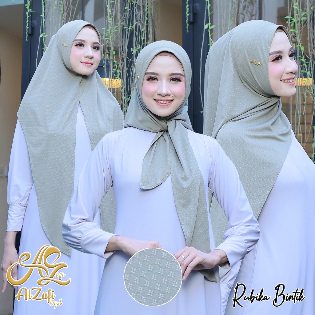 Rubika Bintik - Hijab Instan by Alzafi