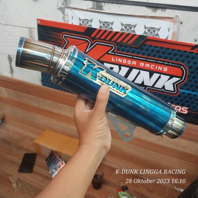 Slincer Knalpot K-dunk Samlomg Bluemoon premium exhaust