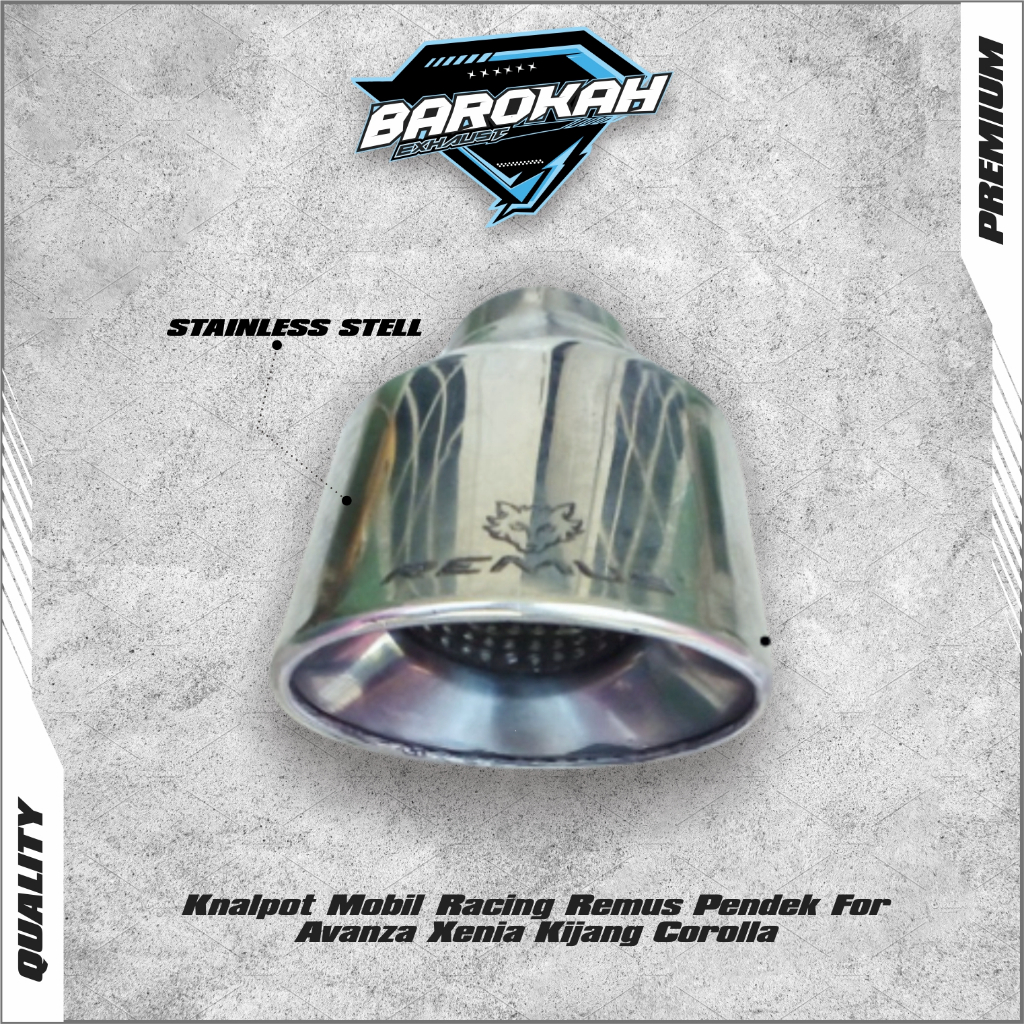 Knalpot Mobil Racing Remus Pendek For Avanza Xenia Kijang Corolla