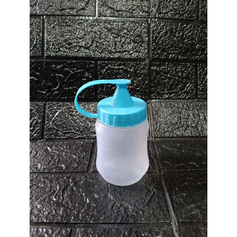 BOTOL KECAP SAOS PLASTIK 300ML KECIL