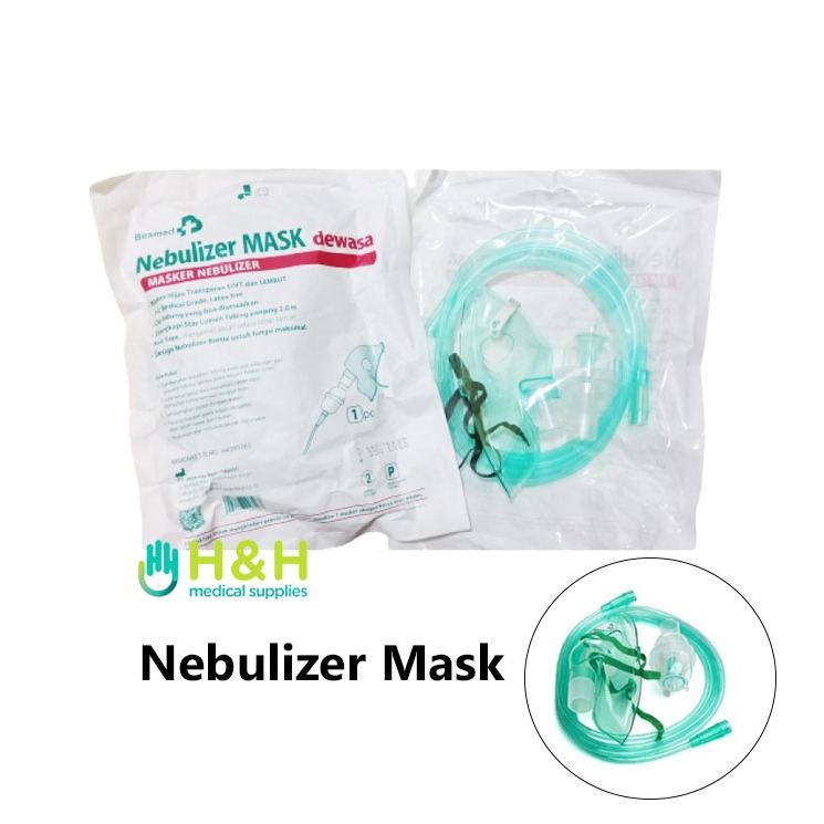 Nebulizer Mask / Masker Nebulizer Dewasa / Masker Nebulizer Anak