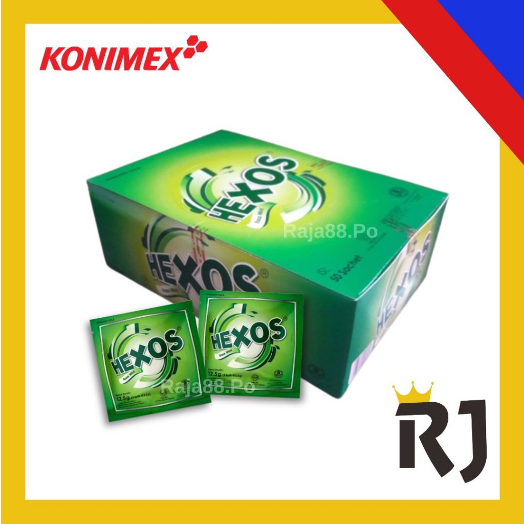 

Hexos Permen Rasa Mint 12,5 gram (isi 5 butir @2,5 gram) Ecer & Box