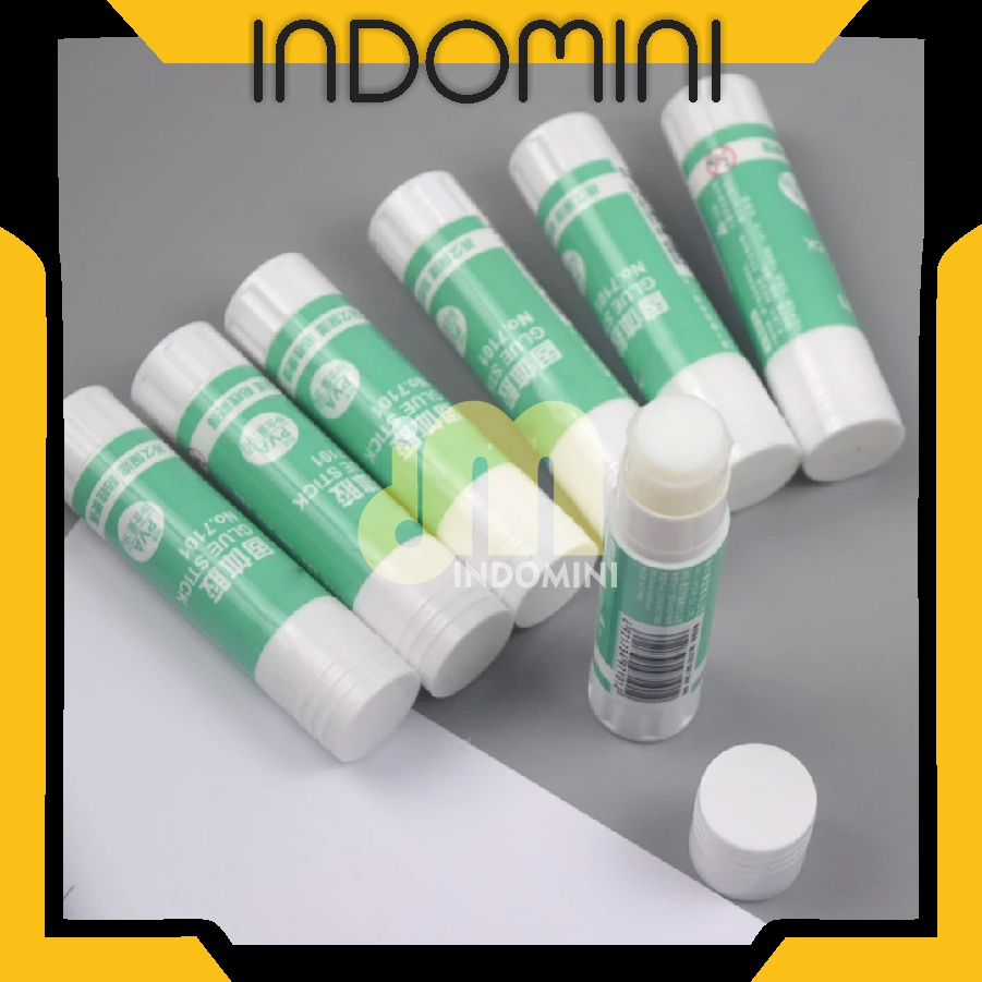 

INDOMINI Lem Glue Stick Putih / Lem Kertas Batangan 9gr S109