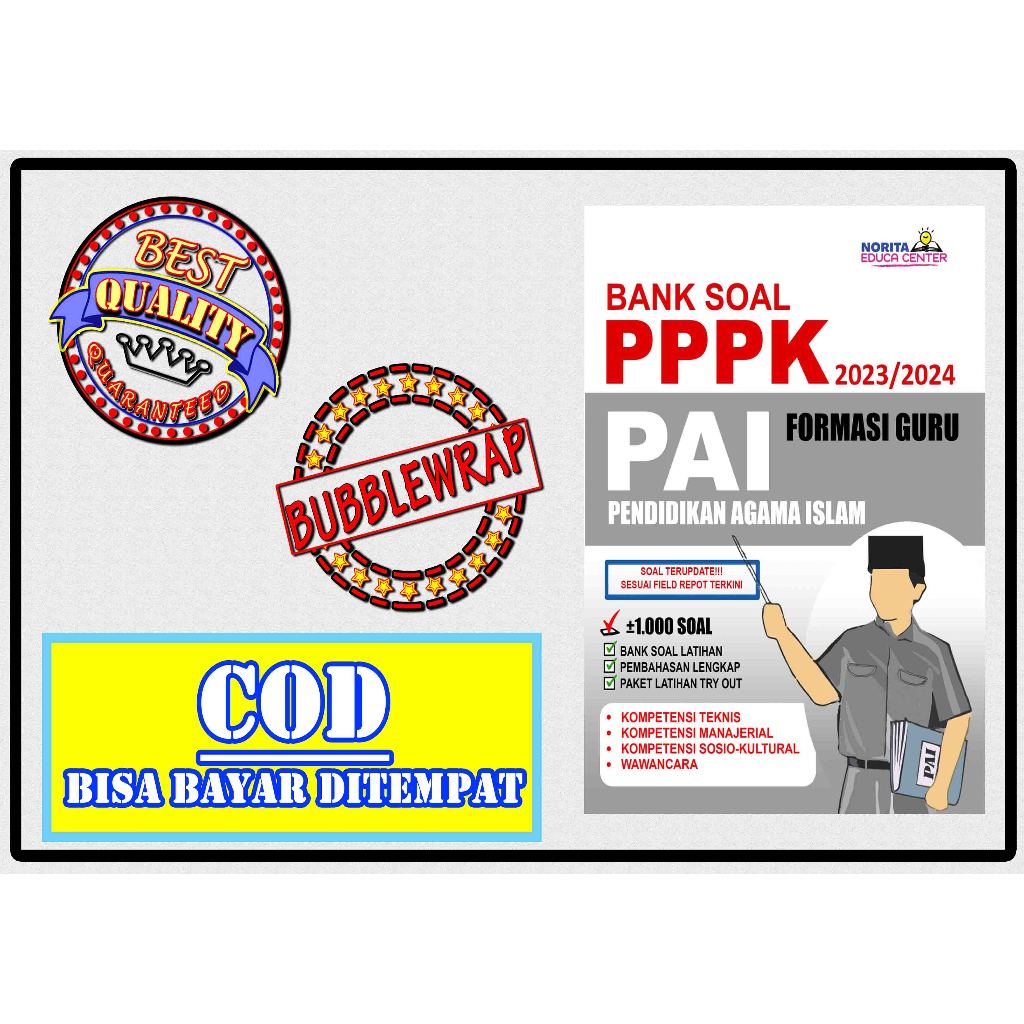 

BUKU BANK SOAL PPPK FORMASI GURU PAI 2023/2024