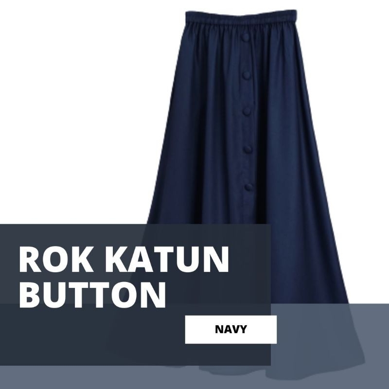 ROK KERJA KULIAH WANITA PANJANG HITAM MUSLIM POLOS LEBAR MAXI KATUN TOYOBO TERBARU