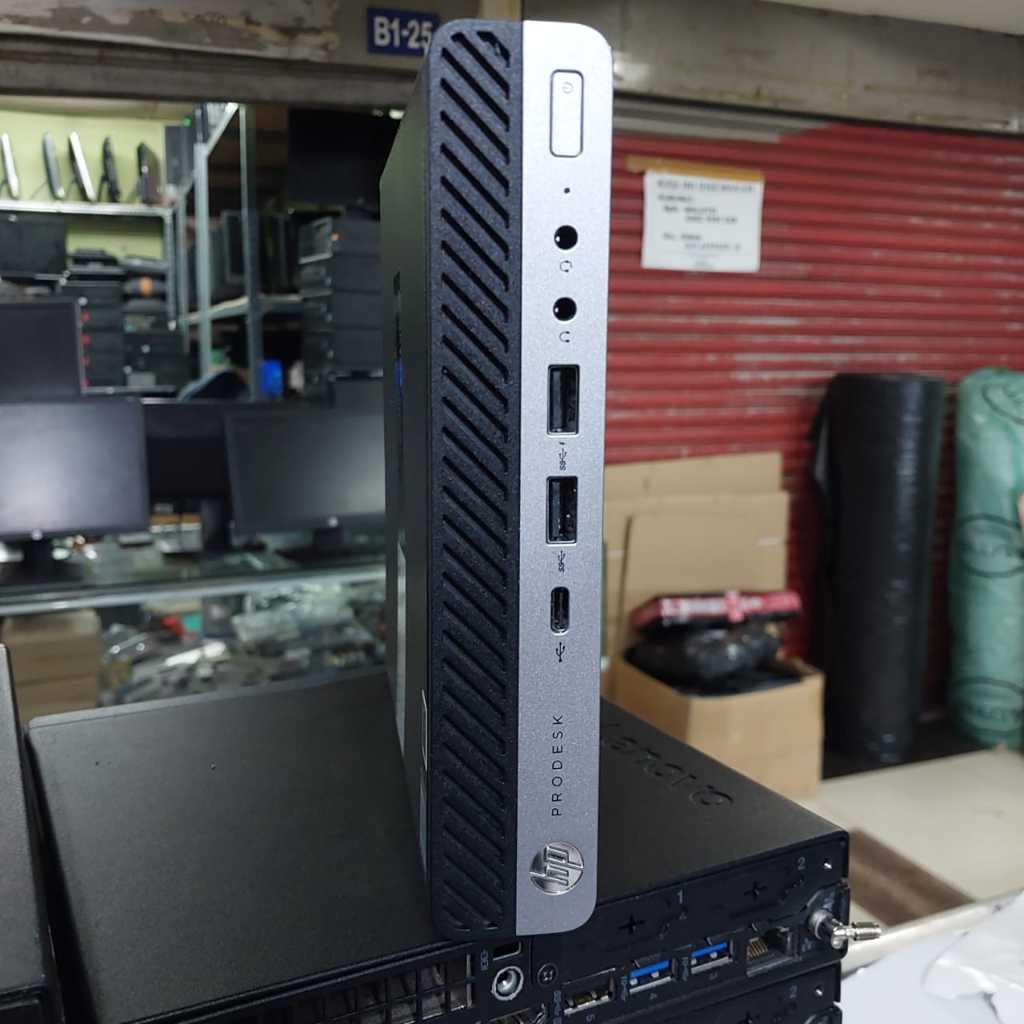 mini pc hp prodesk 600 g4 mini core i3 gen8 ram 8gb ssd 256gb murah
