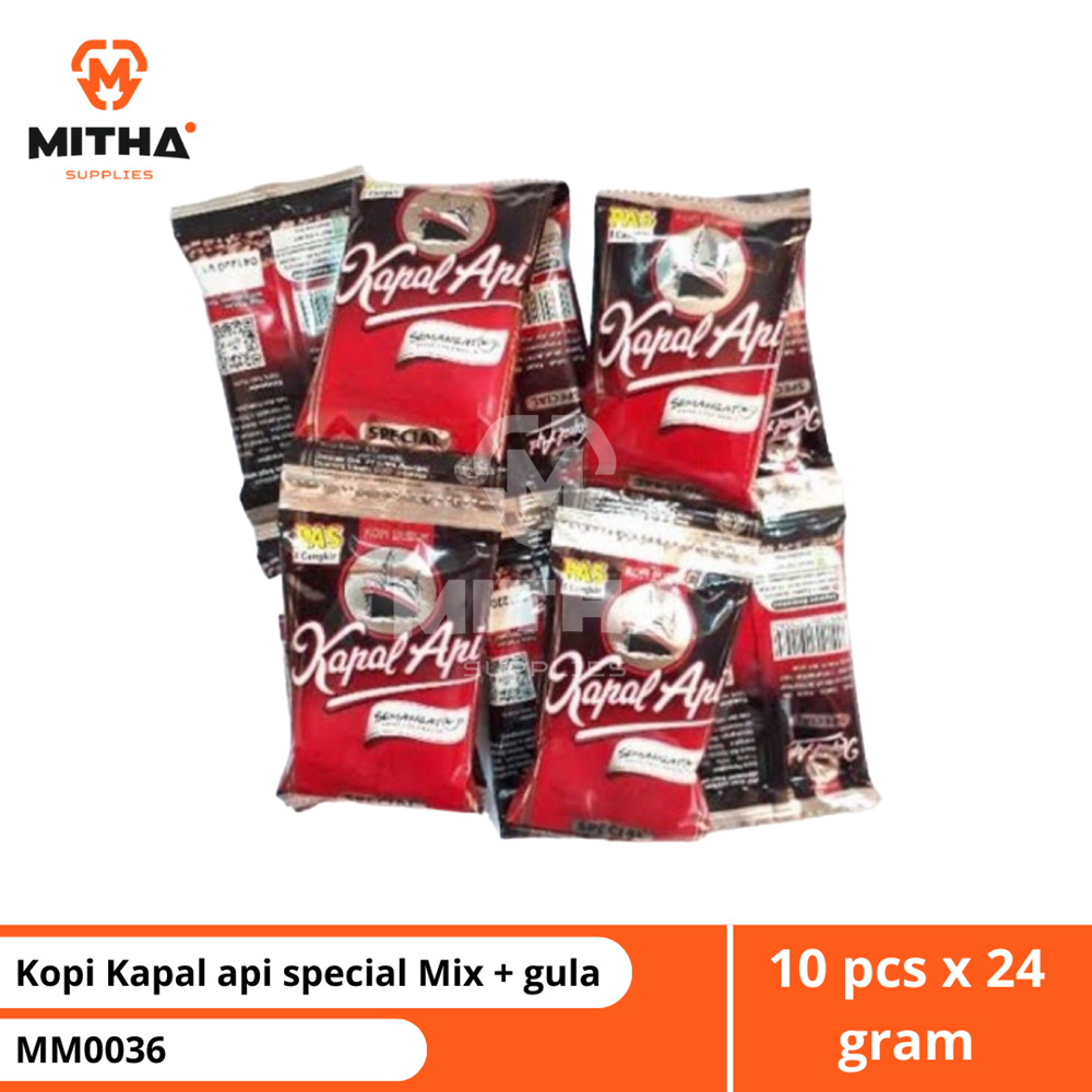 

Kopi Kapal api special mix kopi + gula 10 pcs MITHA MM0036