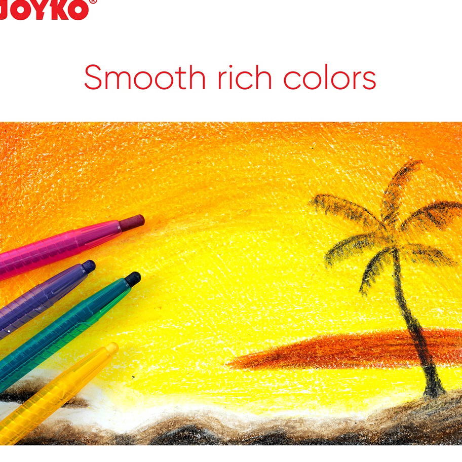 

Ready Krayon Putar Mini Twist Crayon Joyko TWCR