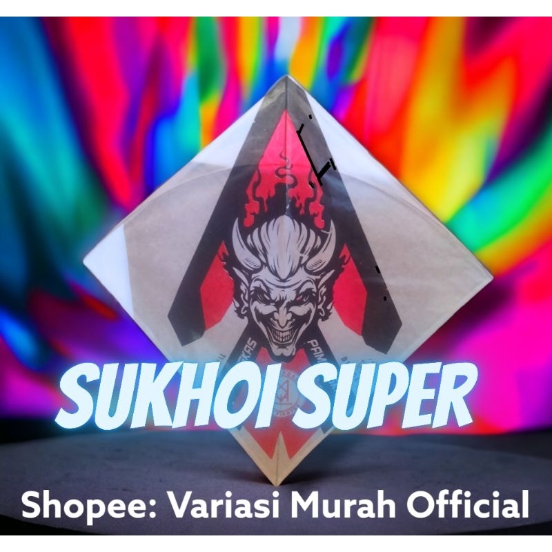 GROSIR Layangan Sukhoi SUPER Lilitan Apus