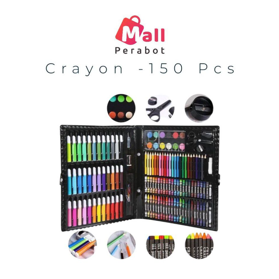 

Ready Mall Perabot | Crayon Warna Anak Set 208 & 150 Pcs | Art Full Set | Krayon Mewarnai Anak | Pensil Warna | Perlengkapan Mewarnai Lukis