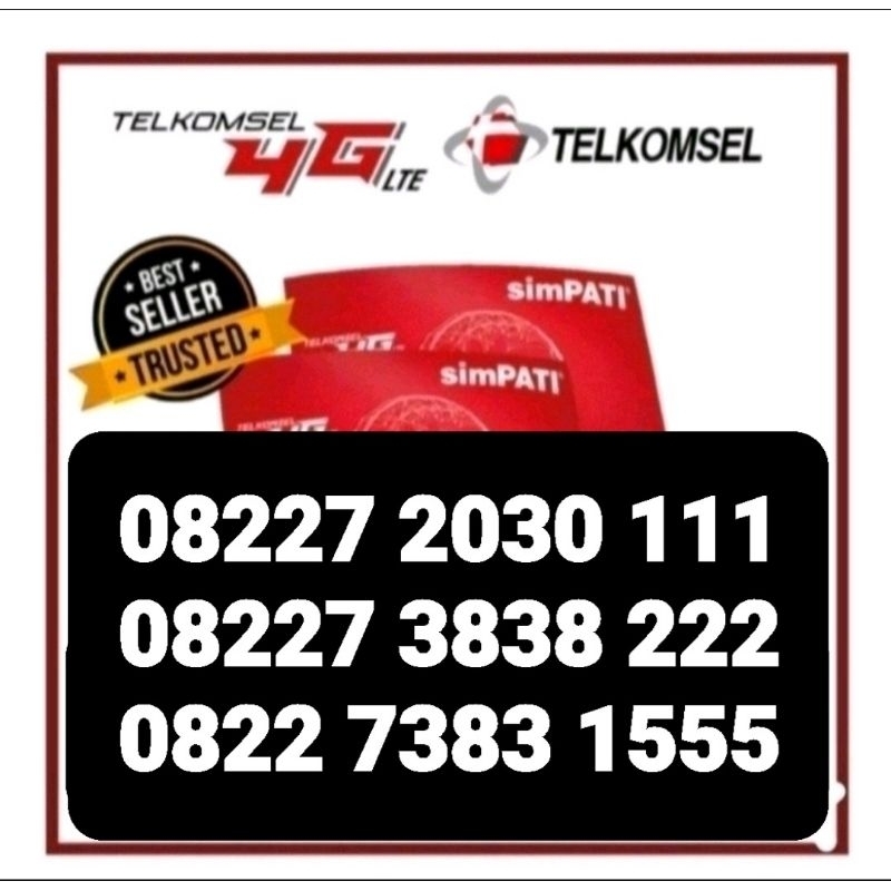 Nomor cantik simpati triple 111,222,333,444,555,666