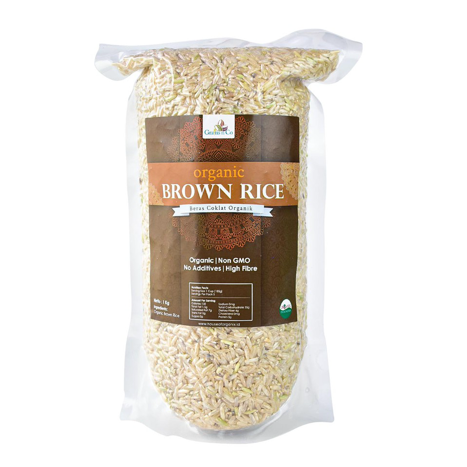 

Kirim Sekarang Grains N Co Organic Brown Rice ( Beras Coklat Organik ) 1 Kg Diskon Promo