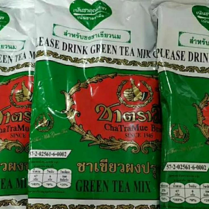 

Super Promo Thaitea Greentea ChatraMue Brand 200gr Ready