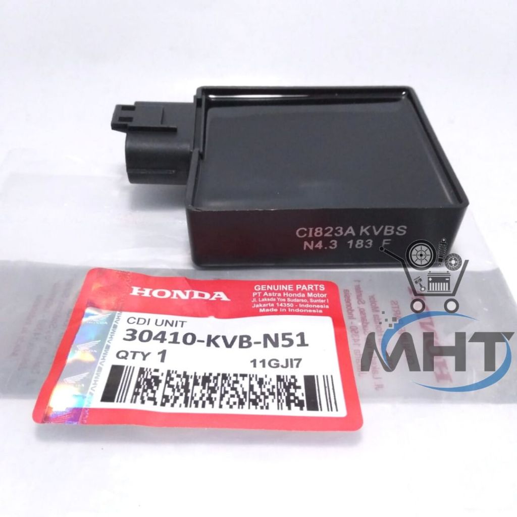 CDI ECU UNIT ASSY HONDA VARIO 110 KARBU LAMA OLD TECHNO KVB CDI VARIO 110 KARBU KVB CDI VARIO KARBU 
