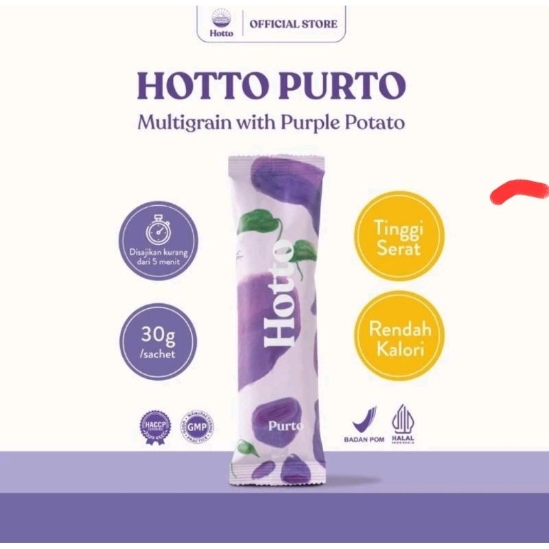 

Hotto Purto Multigrain with Purple Potato khusus Eceran
