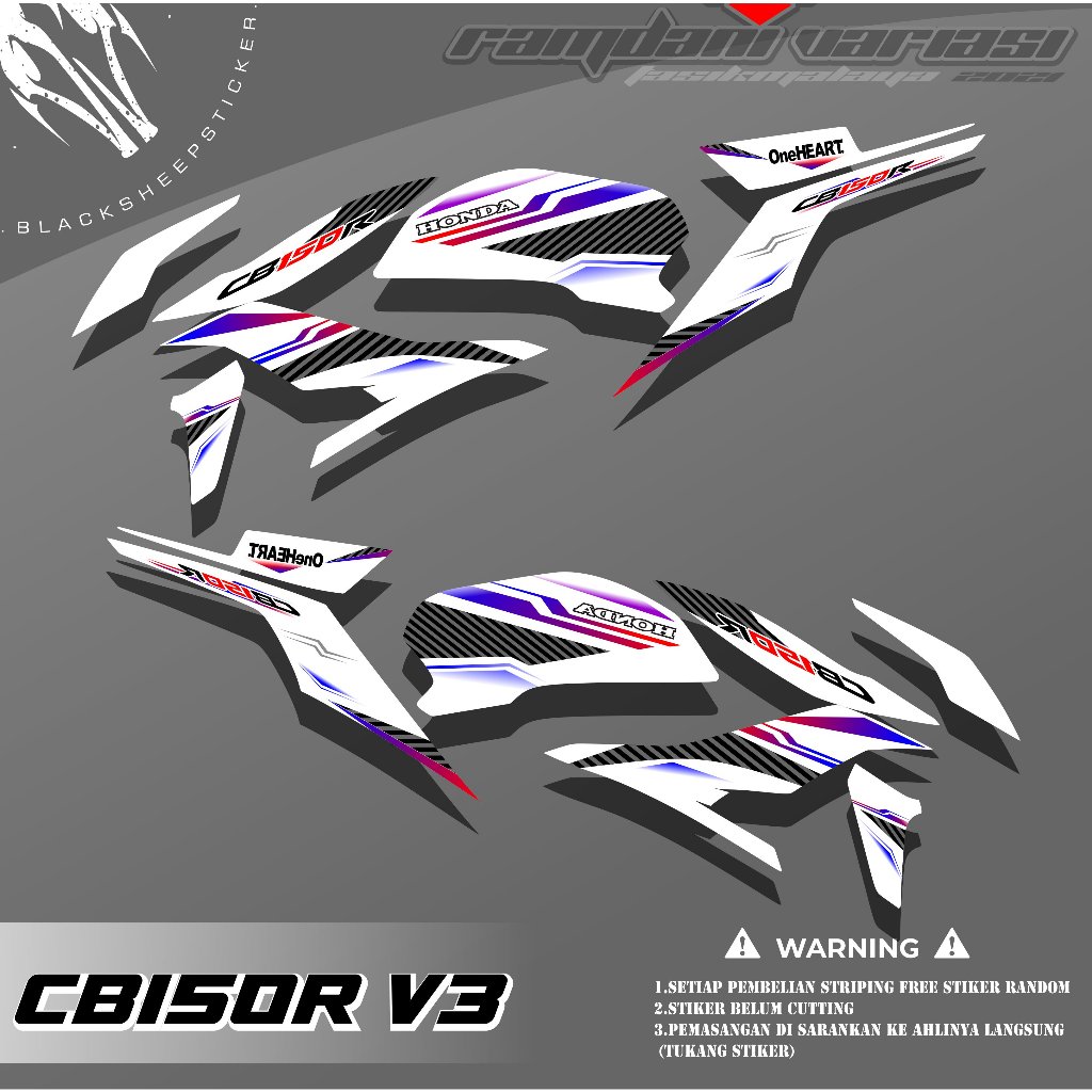 STRIPING CB150R NEW - STIKER STRIPING CB150R V3 - STRIPING CB150R