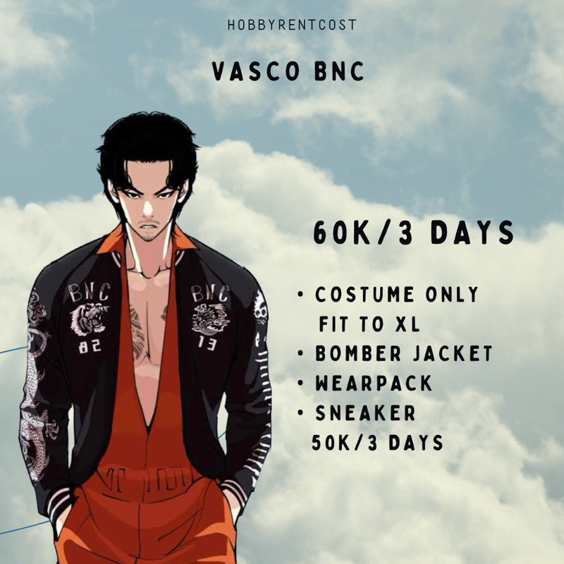 Rental Cosplay Vasco Lookism