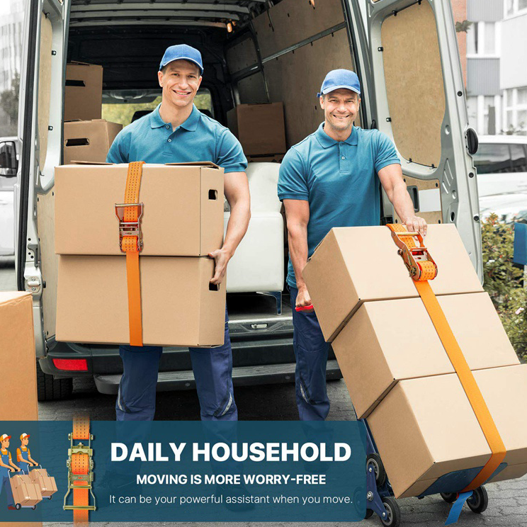 ➣✷✮ Ratchet Tie Down 6-10M Cargo Lashing Belt Tali Ikat Barang Mobil Truk trek belt sabuk belt perka