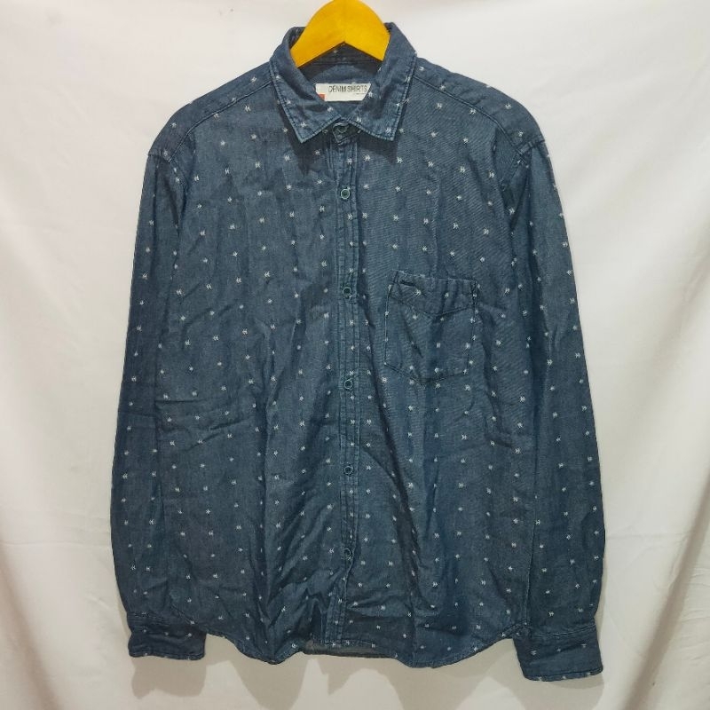 Kemeja Denim Jimmy & Martin Original