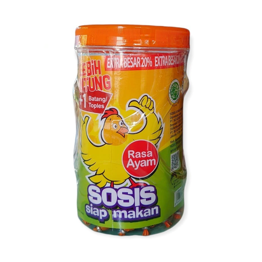 

Harga Murah Sosis So Nice Ayam / Sapi / Otak-Otak (24+1 Pcs @17g)