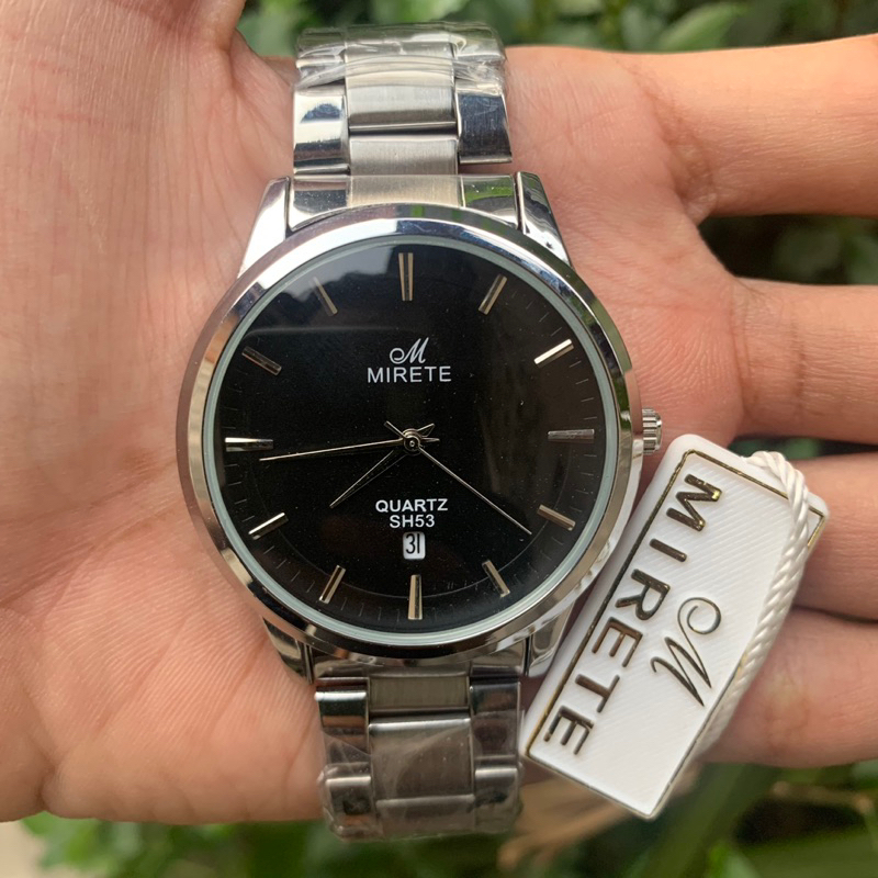 JAM TANGAN PRIA SPORT RANTAI KREPYAK MIRETE PREMIUM ORIGINAL MURAH GROSIR TERBARU