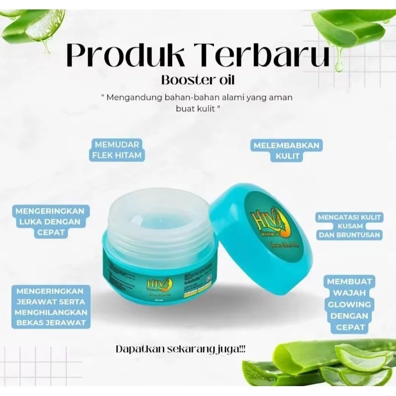 Hlv Glow Booster Oil / Krim Azz Beaute Rcb Glow Cosmetic BPOM