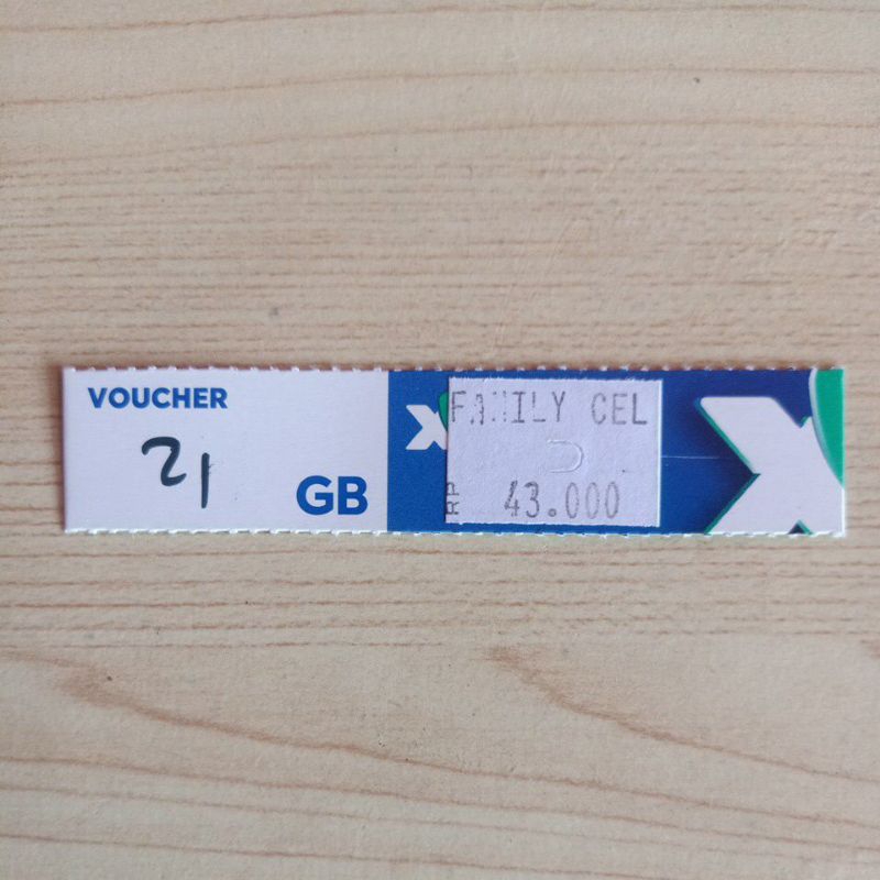 Voucher Data XL Xtra Combo Spesial 21Gb 30Hari ( Lokal Data 38 Kota )