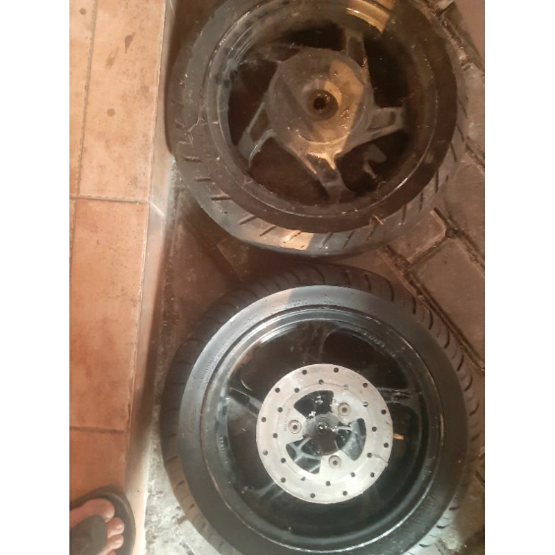 velg Kymco Ring 12 + Ban kymco SR kymco Libero Kymco LX KymcoTrend kymco Metica