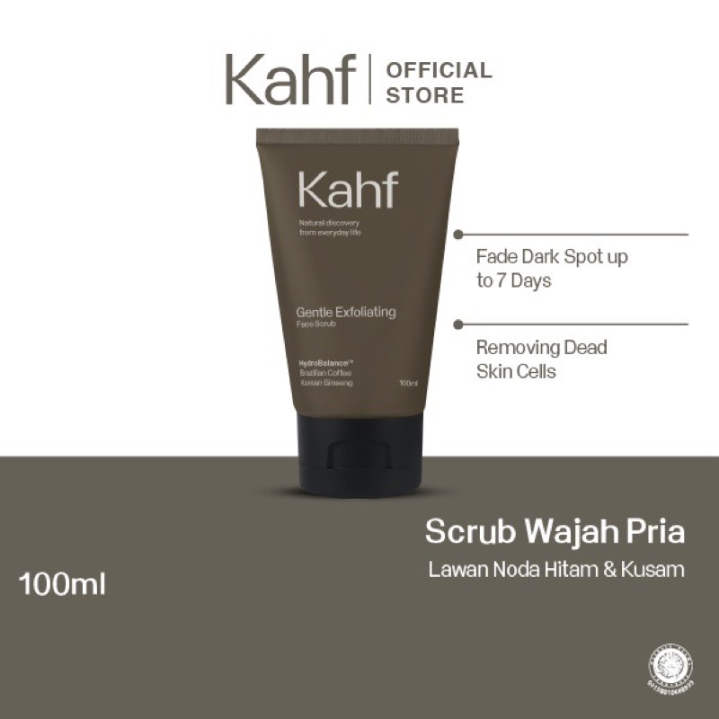 Kahf Face Scrub Gentle Exfoliating