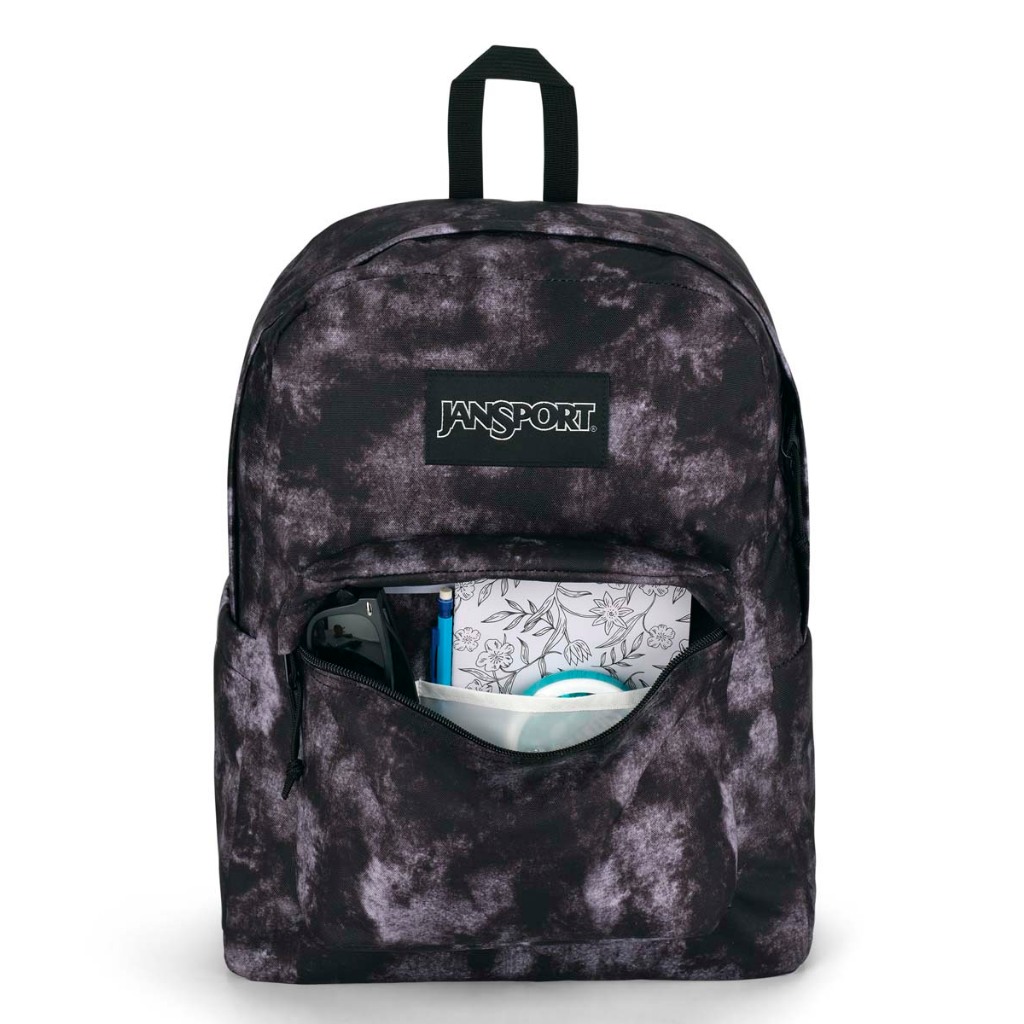 JanSport Tas Ransel / Backpack / Daypack SuperBreak Plus Acid Rock Black