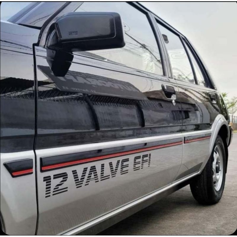 Stiker 12 VALVE EFI Si Limited Starlet EP71 / Starlet Kotak
