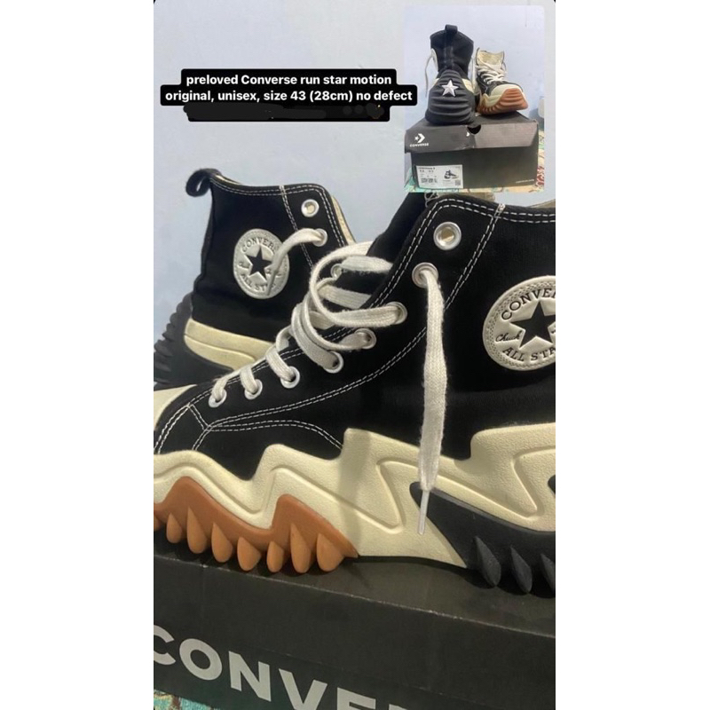 Preloved Converse Run Star Motion