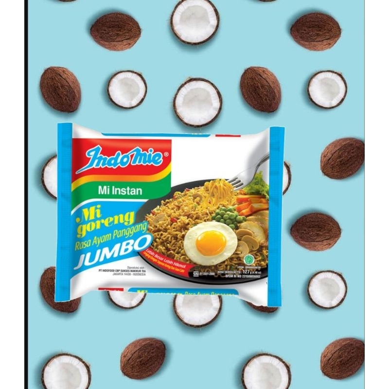 indomie ayam panggang jumbo 5pcs+vit c 50mg kf 1str