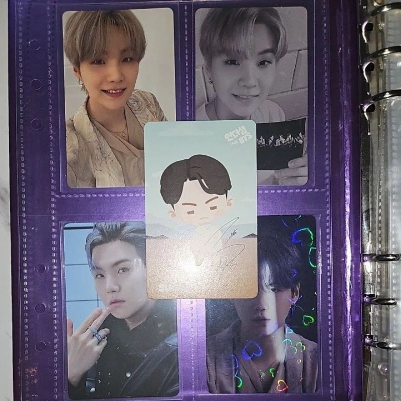 (READY) OFFICIAL BTS SUGA photocard pc album PROOF japan pob set