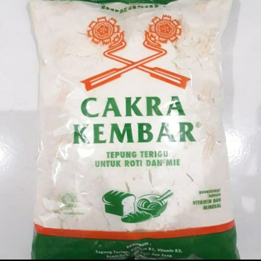 

TEPUNG TERIGU CAKRA KEMBAR HIJAU 1 KG