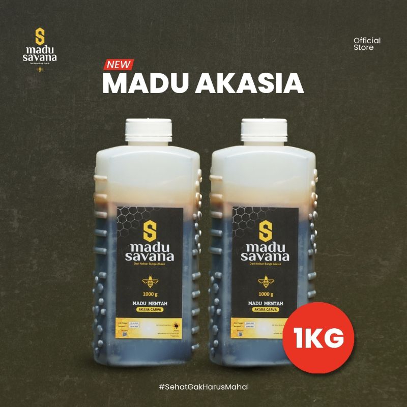 

Madu Savana Asli Murni 900 gr Nektar Bunga Akasia Sumatra 100%