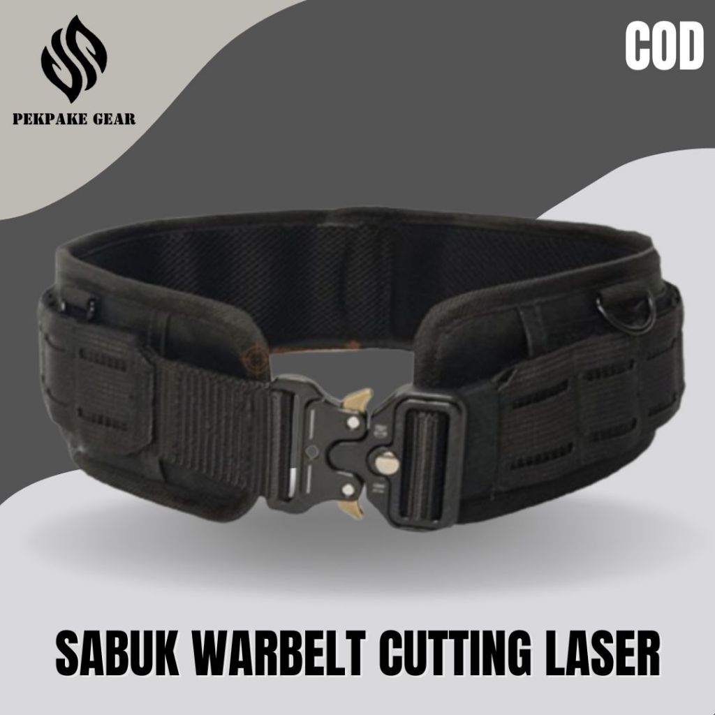 SABUK Warbelt Tactical | Kopel Tactical | Warbelt Cutting Laser | Kopel Set Tactical | Warbelt Kepal