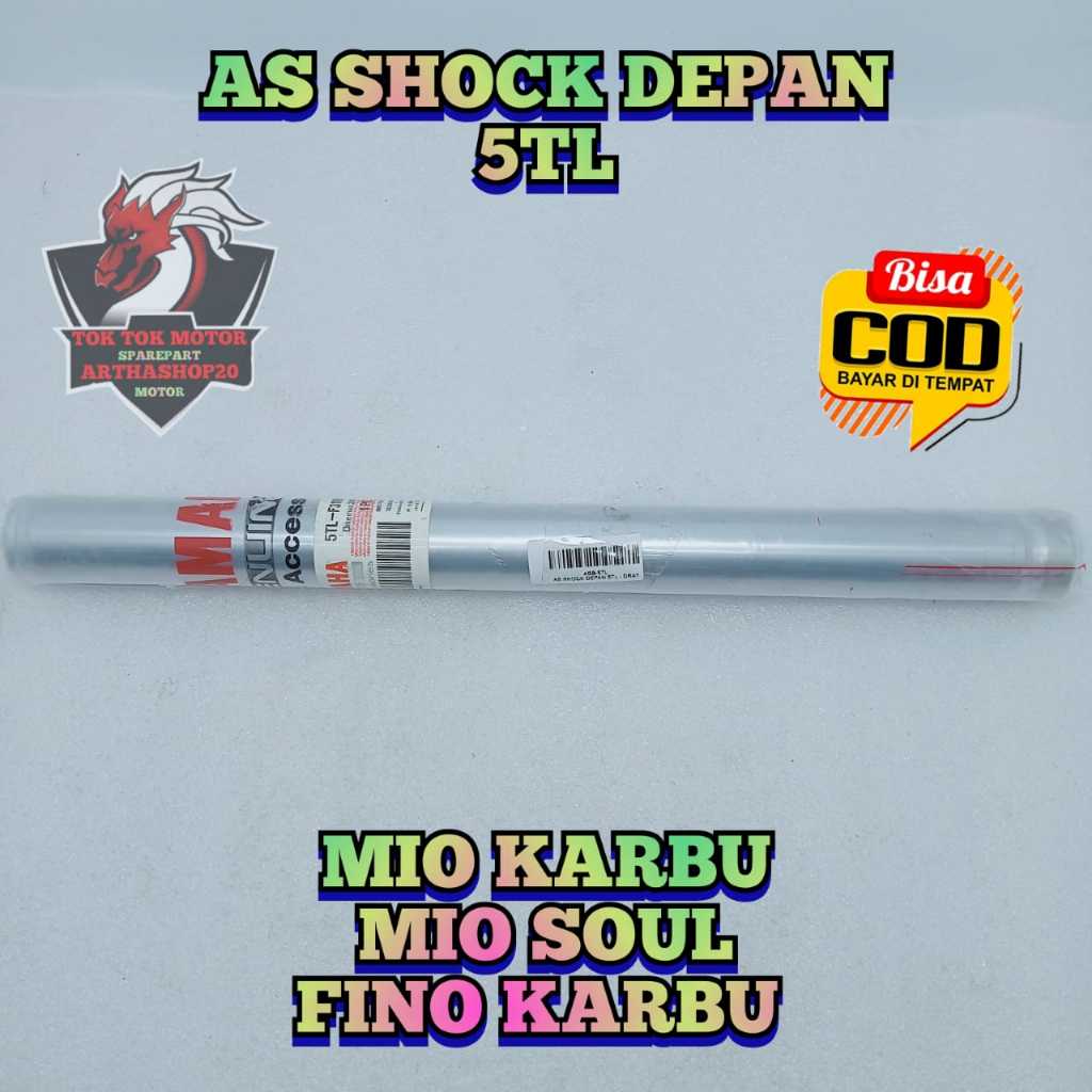 As Shok Depan 5TL Motor Yamaha Mio Sporty , Mio Soul Karbu batang Pipa halu halu ass sok  skok shock