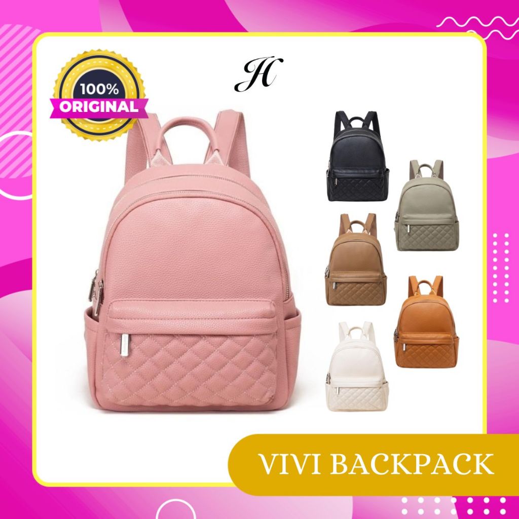 Jims Honey Vivi Backpack Tas Punggung Ransel Kecil Wanita Terbaru 2023