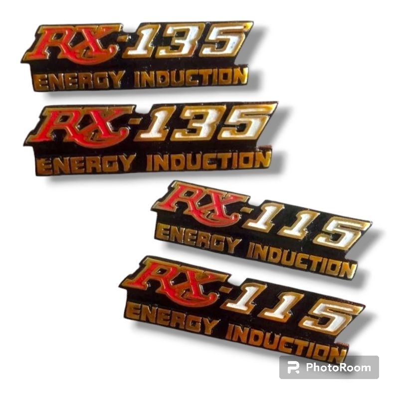 Emblem Logo Box Aki Tutup Aki Rx King Rx Spesial Rx 135 115 Thailand Malaysia Set Kanan Kiri