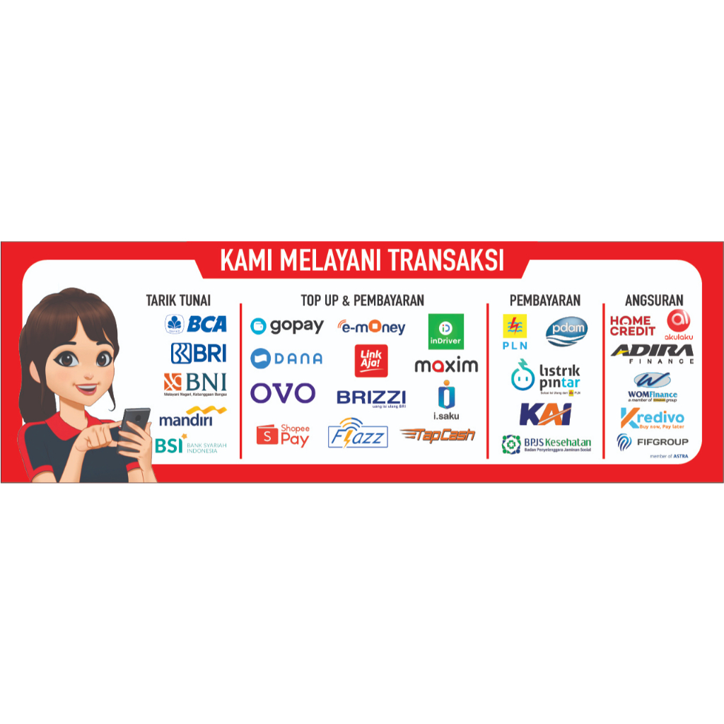 

STIKER VINYL TEMPELAN KONTER TRANSAKSI ONLINE BESAR