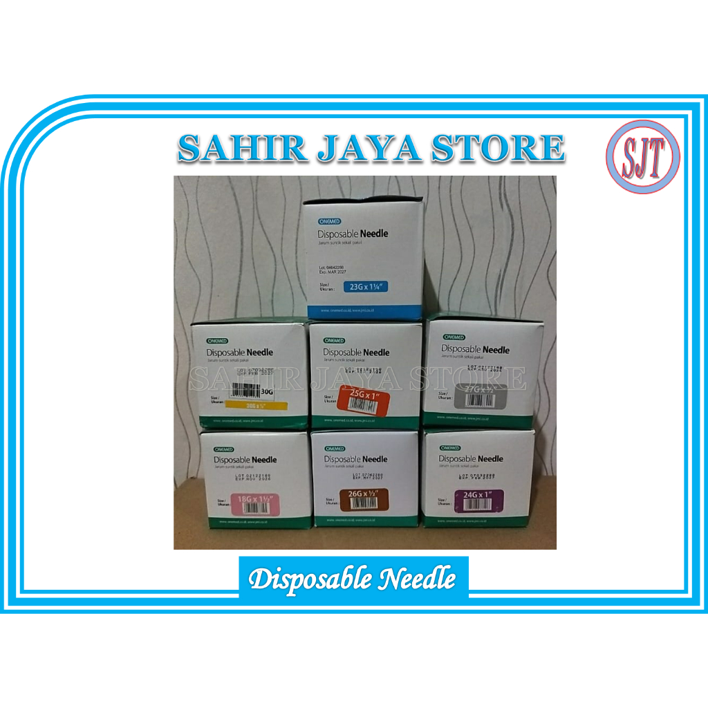 Needle 30G Needle 18G Needle 23G Needle 24G Needle 25G Needle 26G Needle 27G Harga Per Pac isi 5 Pcs