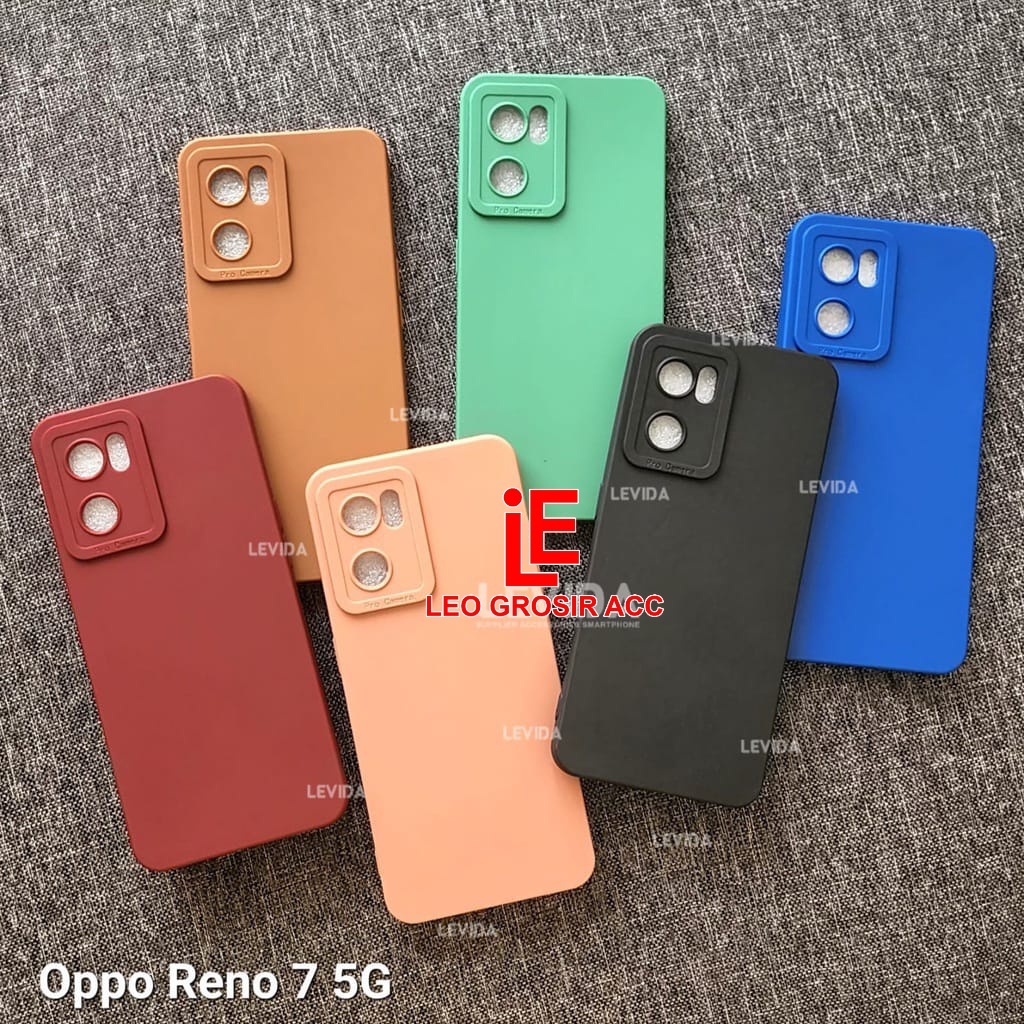 CASE OPPO RENO 7 5G CASE PRO CAMERA MACARON CASE OPPO RENO 7 5G